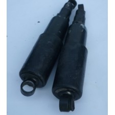 REAR SHOCK ABSORBERS - COVERED SPRING - PAIR - FOR PARTS ONLY